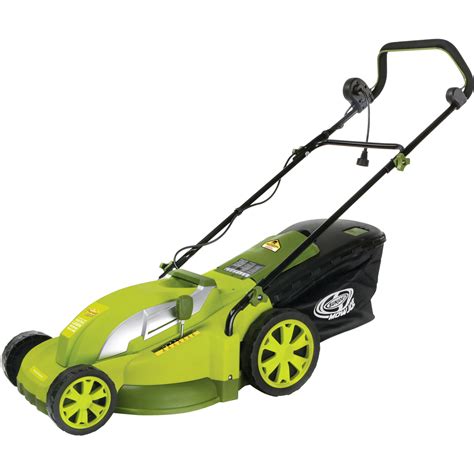 I also like that I can walk at a slow pace to catch all of the blades of grass. . Sunjoe mower